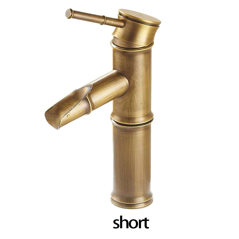 Кран для ванной комнаты латунные краны роскошный кран Высокий бамбук горячая