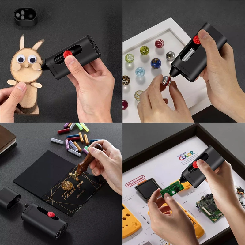 Перезаряжаемая Беспроводная электрическая ручка-термоплавкий клей Wowstick наборы