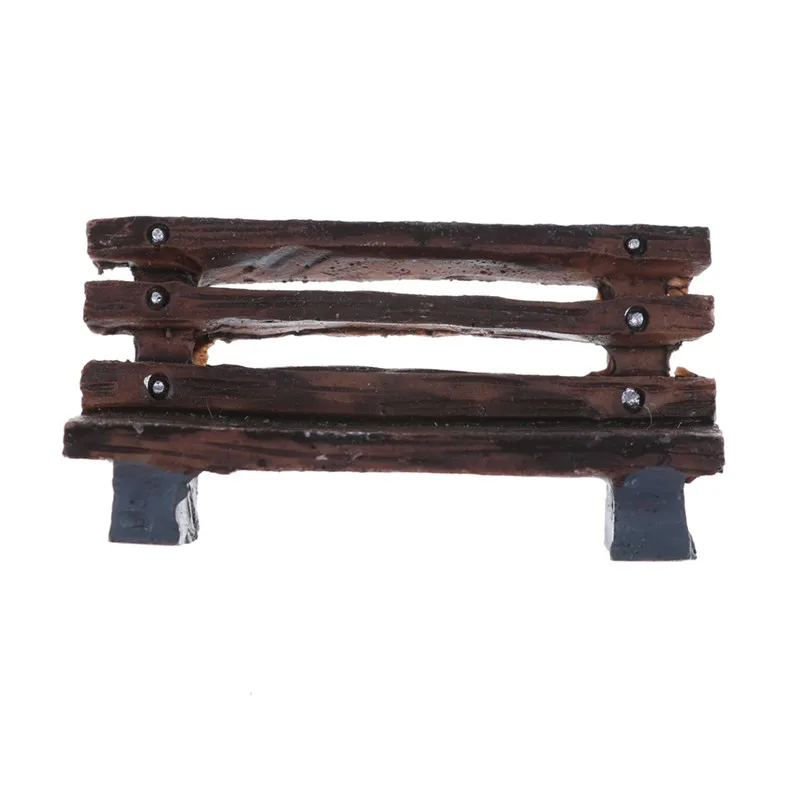 Миниатюрные парковые скамейки мебель ремесла современные аксессуары игрушки