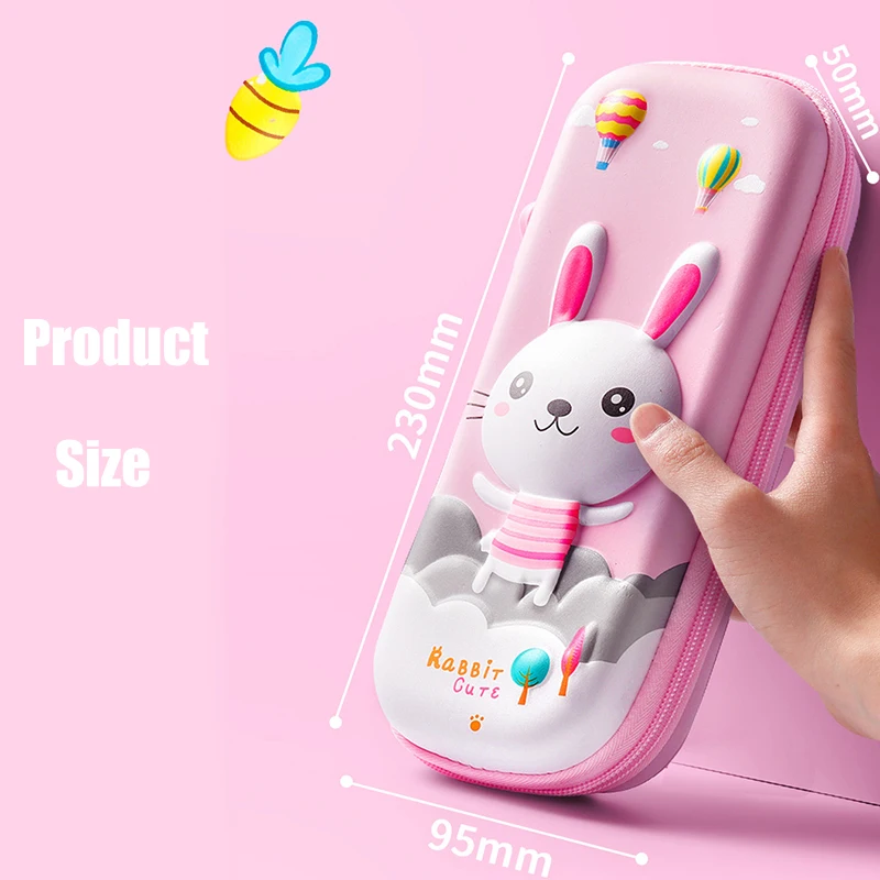 

Pencil Case For Kids Durable Pen Pouch With Large Capacity Portable Stationery Box Secure Zipper Closure For School Supplies