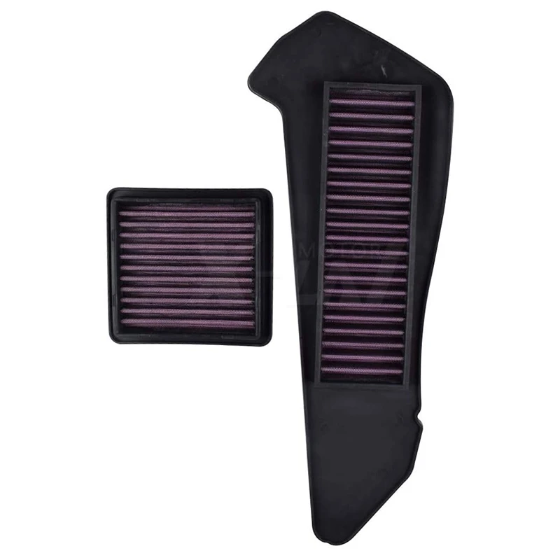 

2Pcs Motorcycle Part Air Filter Air Intake Cleaner for YAMAHA XMAX250 XMAX300 Xmax 250 300 Engine Protect Air Cleaner