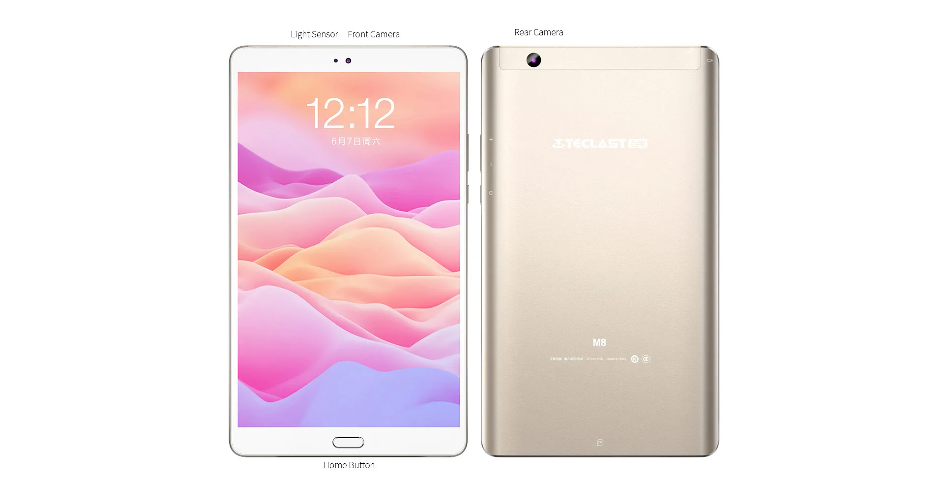 8,4 дюймов Teclast M8 планшетный ПК Allwinner A63 четырехъядерный 3 ГБ ОЗУ 32 Гб ПЗУ 2560*1600 JDI ips Android 7,1 WiFi тип-c