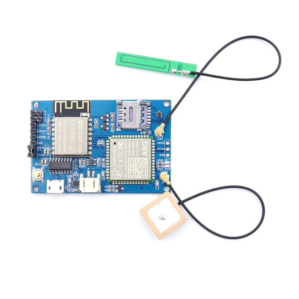 Elecrow ESP8266 ESP-12S A9G GSM GPRS+ gps IOT узел V1.0 модуль IOT макетная плата со всеми в одном WiFi сотовый gps отслеживание