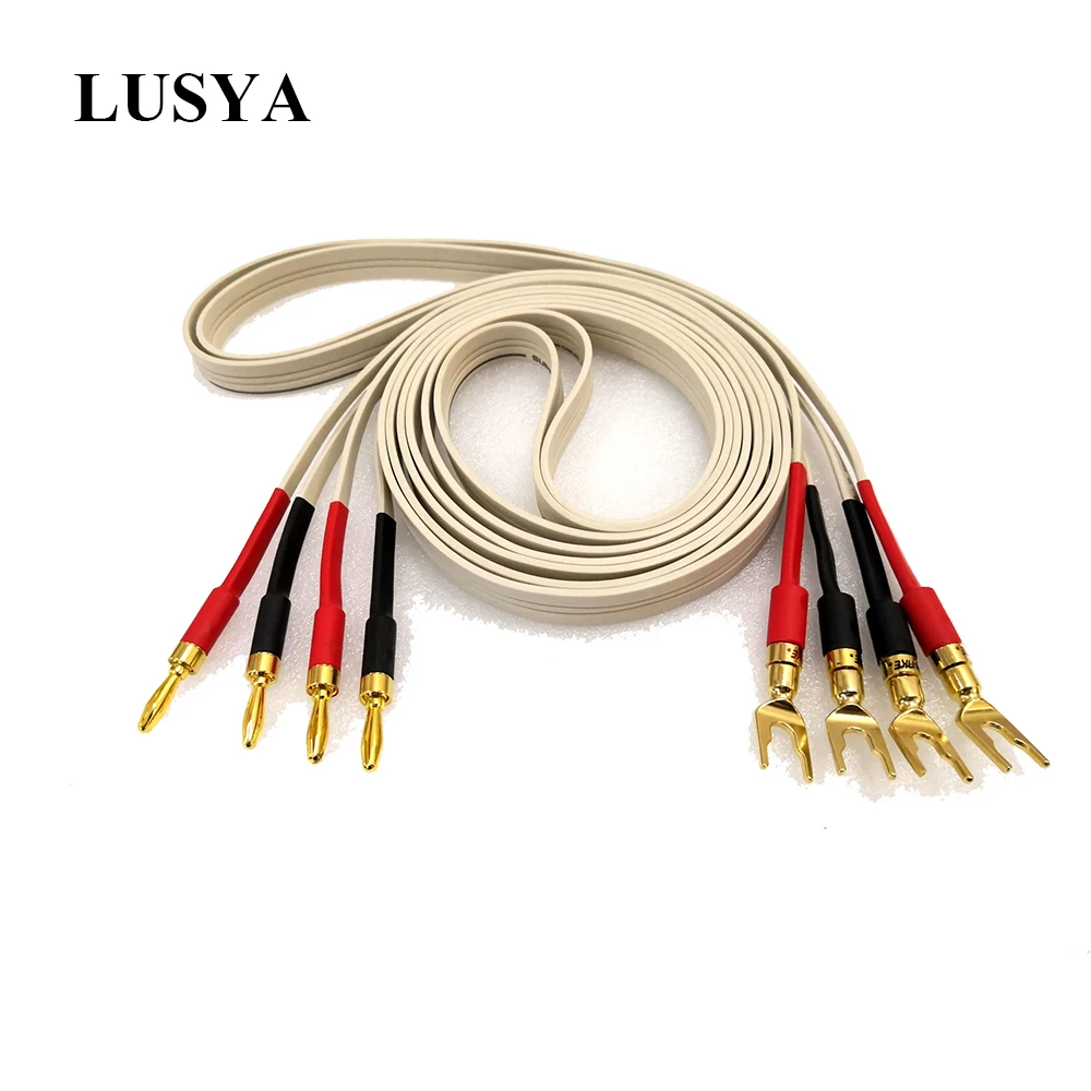 

Lusya 2 шт. Monster speaker line audio surround line 840 core 4N бескислородные медные Акустические кабели T1348
