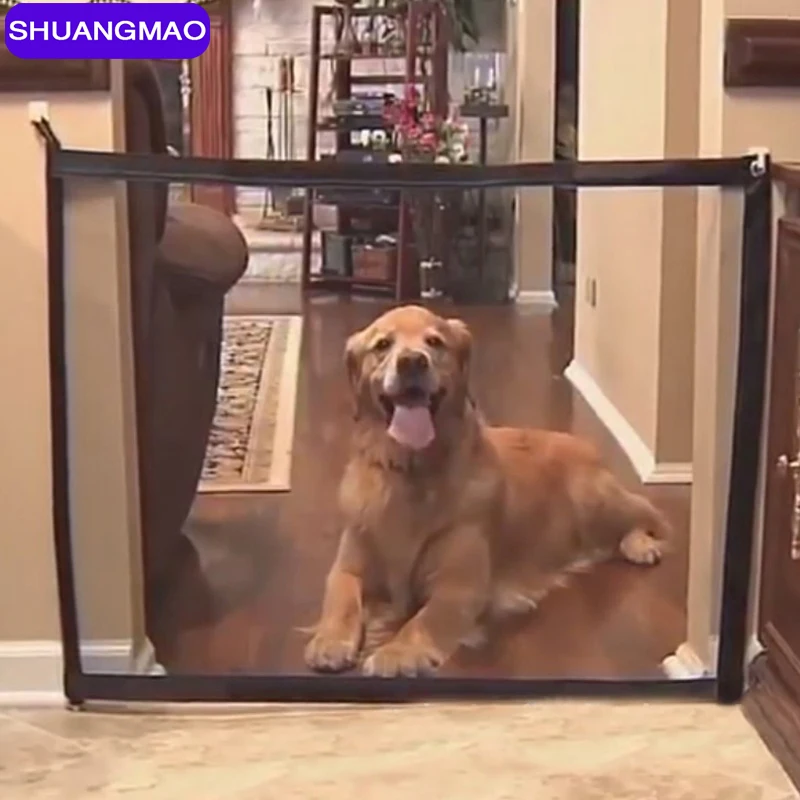Горячая Распродажа собачий барьер ворота для собак портативная складная сетка