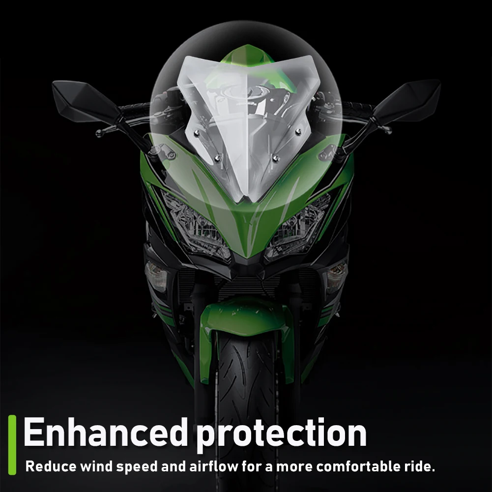 Ветровой дефлектор ветрового стекла для Kawasaki NINJA 650 EX650 ER6F Ninja650 2017 2018 2019 Ninja