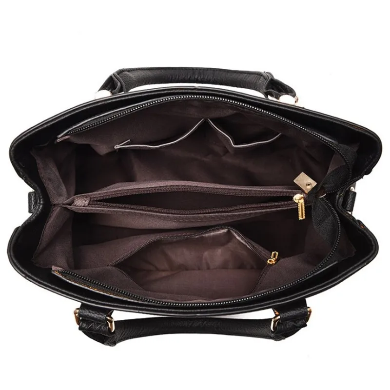 Женская кожаная сумка новинка 2020 года Европейская и американская простая модная