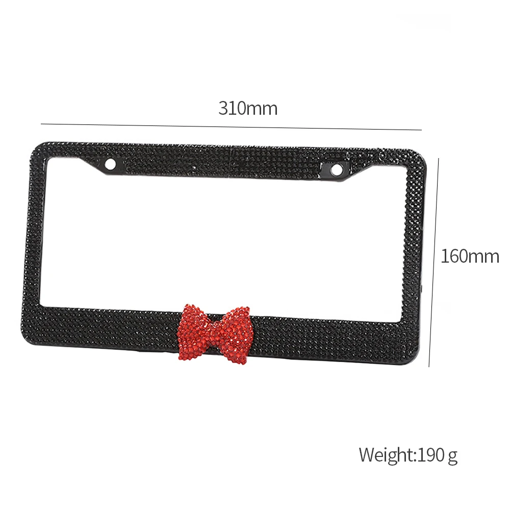 

Pure Handmade Bling Crystal License Plate Frame Car License Plate Frame Fashionable Durable Add Bling To The Car Highly Match