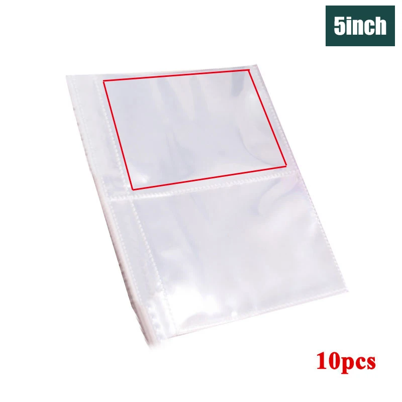 Альбом для фотографий прозрачный портативный держатель размером 3/5 дюйма с