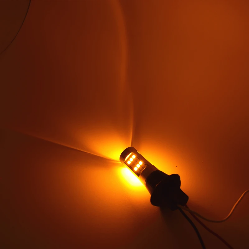 2 шт 12 В Canbus DRL светодиодный T25 3156 BA15S P21W BAU15S PY21W 7440 W21W 3030 чипы 30SMD бег светильник s и