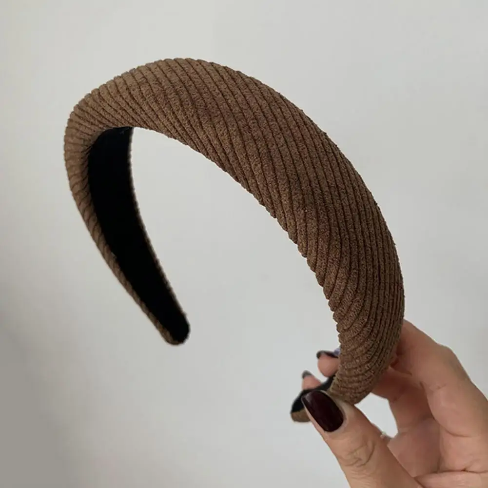 

Lovely Press Hair Band Multi-purpose Lightweight Korean Style Autumn Outdoor Hair Band Hair Band Wide Hair Band