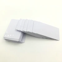 100 blank printable pvc plastic photo id white credit card 30mil cr80 free shipping