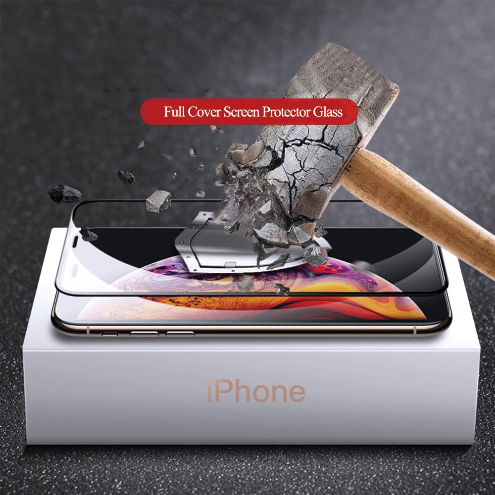 Закаленное стекло для iPhone 11 Pro Max Защита экрана Xs 7 8 Plus защитное пленка XS XR X 6