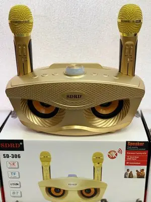 Eagle Eye Design SD 306 Bluetooth Karaoke Speaker with Two Wireless Microphone Stereo Subwoofer 3D surround sound | Электроника
