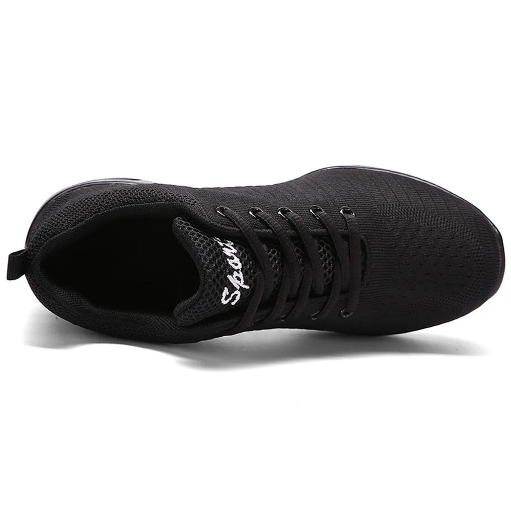 Женские кроссовки с воздушной подушкой мягкие дышащие на платформе для танцев