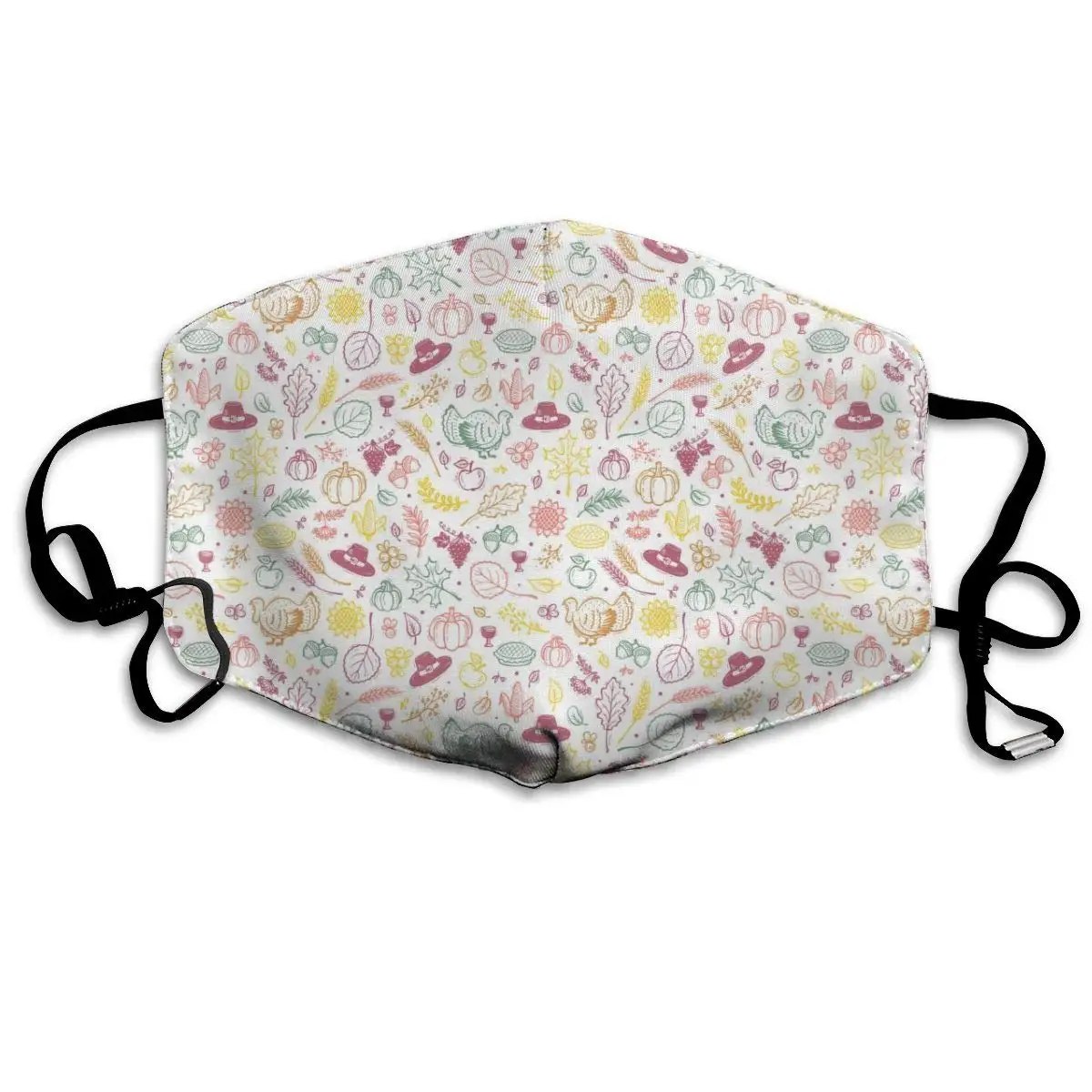 

Маска для ежедневного наряда, моющаяся многоразовая маска для лица, Пылезащитная, для отдыха, День благодарения