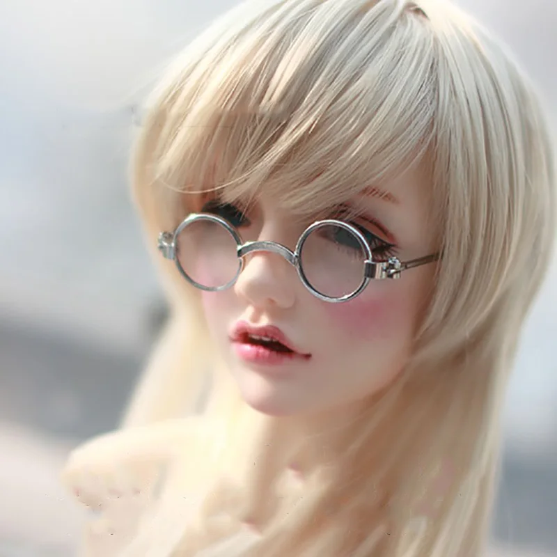 Allaosify 1/3 1/4 1/6 аксессуары для кукол дяди BJD SD DD Золотые круглые очки в стиле