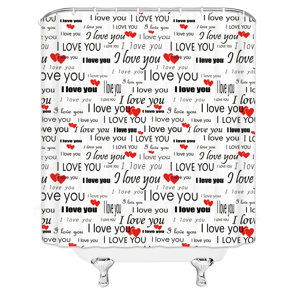 Занавеска для душа с принтом лепесток розы 180x200 см|Шторы душа| |