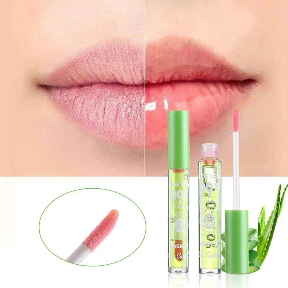 5мл пузырек из алоэ вера губ масляная помада блеск для оттенок цвета грунтовки