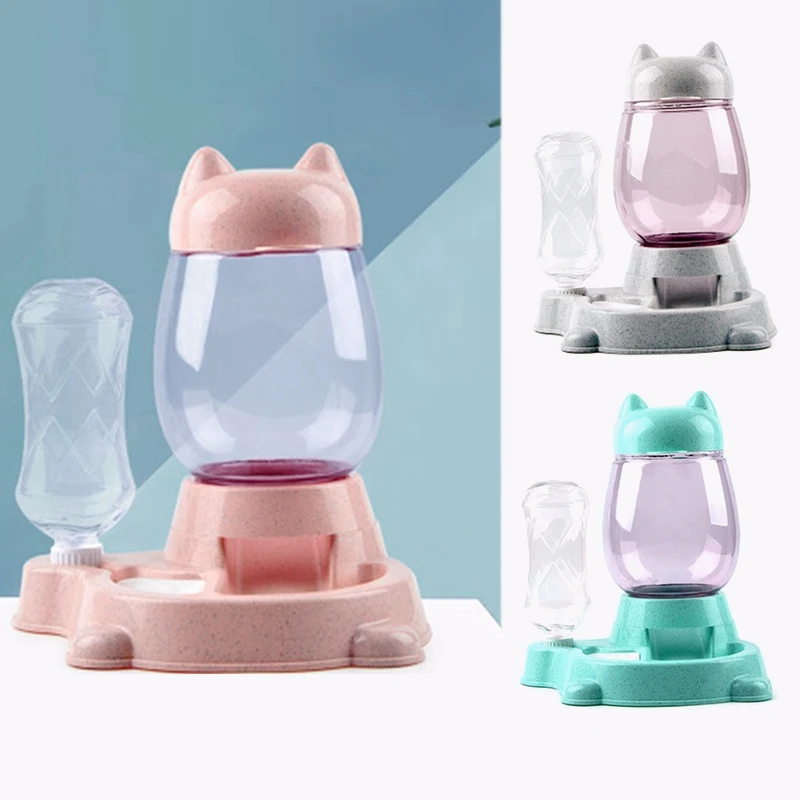 

Pet Automatic Feeder Cat Dog Food Dispenser Water Drinking Bowl Feeding Dispenser Pets Supplies