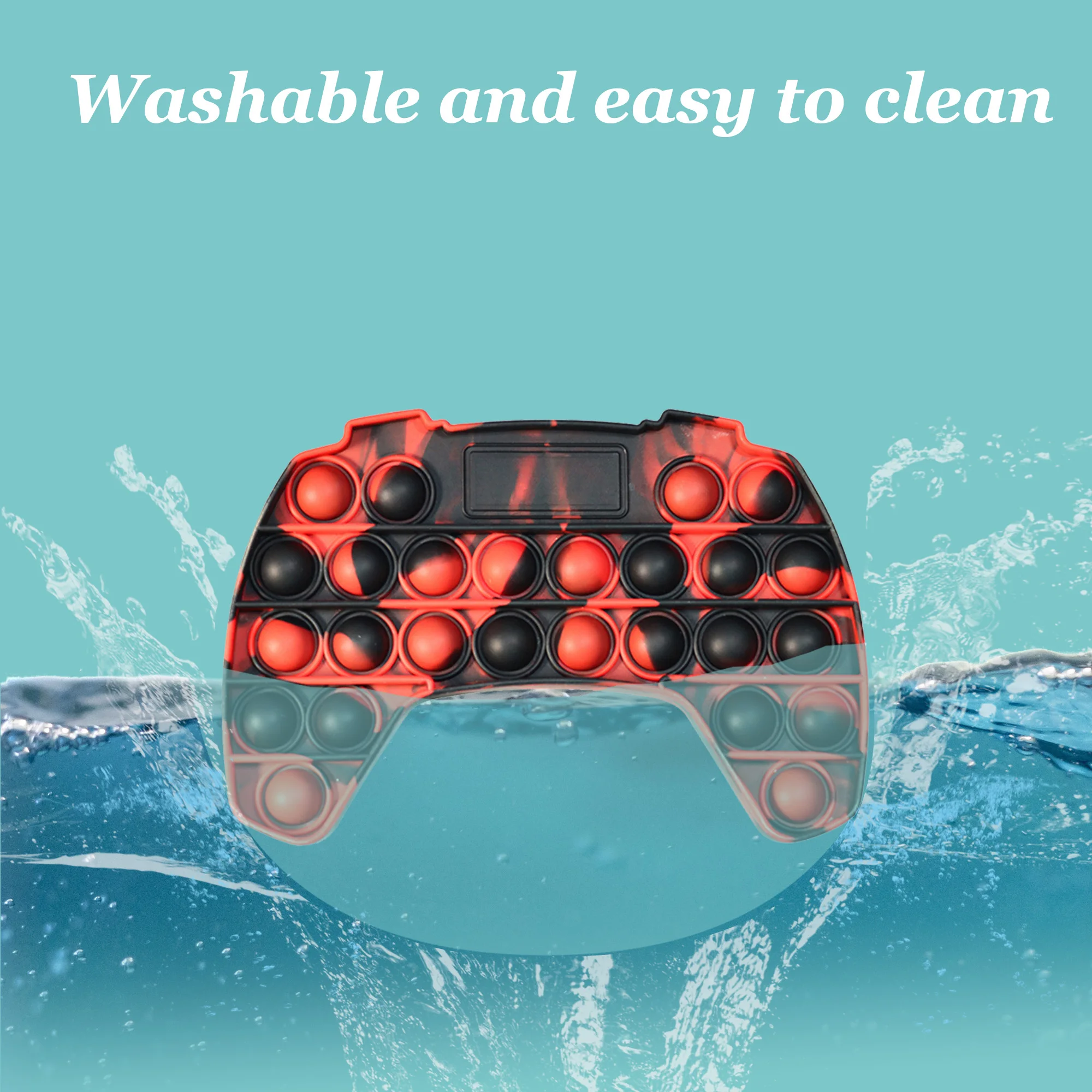 

Push Bubble Gamepad Fidget Toys Sensory Autism Stress Reliever Mini Toys Simple Give Aldult Kids Gifts Silicone Toy Free Shippin
