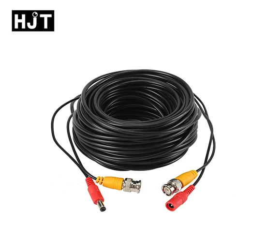 Кабель BNC 30 М силовой видео кабель Plug and Play для CCTV камеры системы безопасности