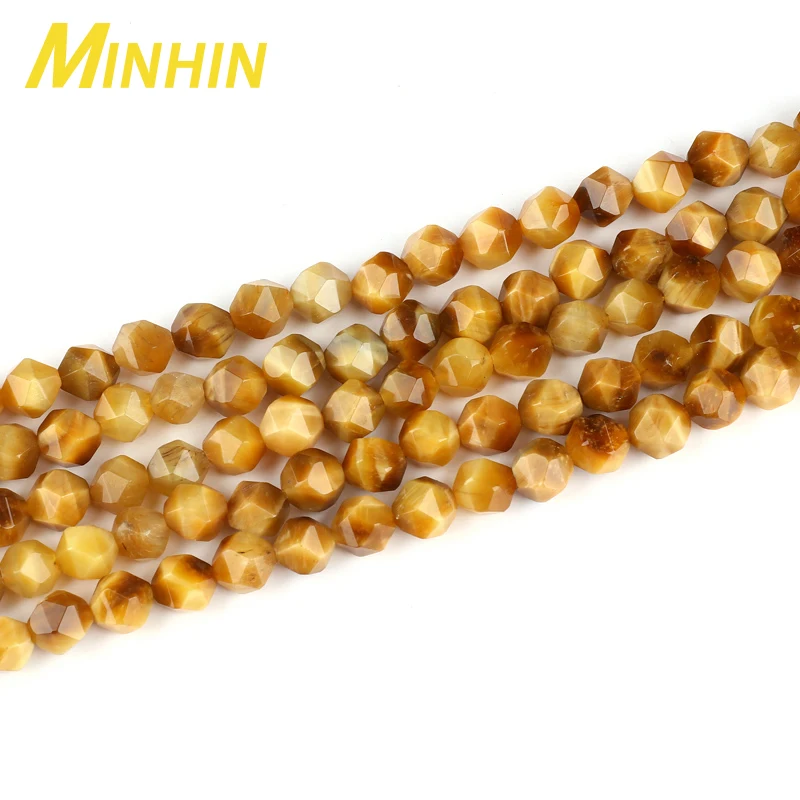 Камень тигровый глаз MINHIN бисер неправильной формы для изготовления ювелирных