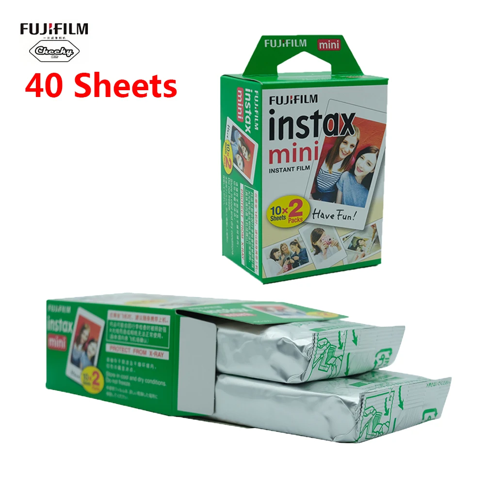 

Fujifilm instax Mini Film White 40 Sheet Photo paper For Fuji Instax mini 7s/8/25/90/9/11 Instant Camera Photo Film Paper