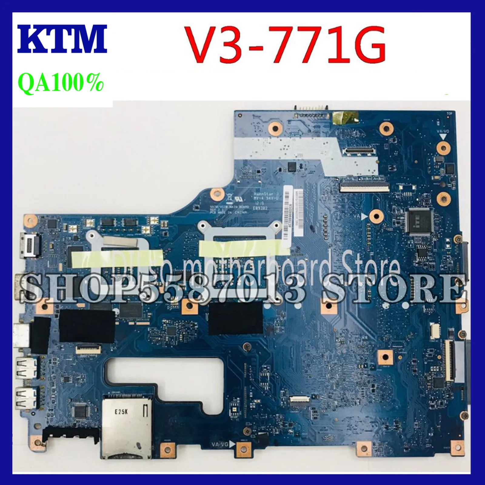 

KEFU V3-771G Motherboard FOR ACER aspire E1-731 E1-771 V3-771 V3-771G Laptop Motherboard VA70/VG70 tested original work