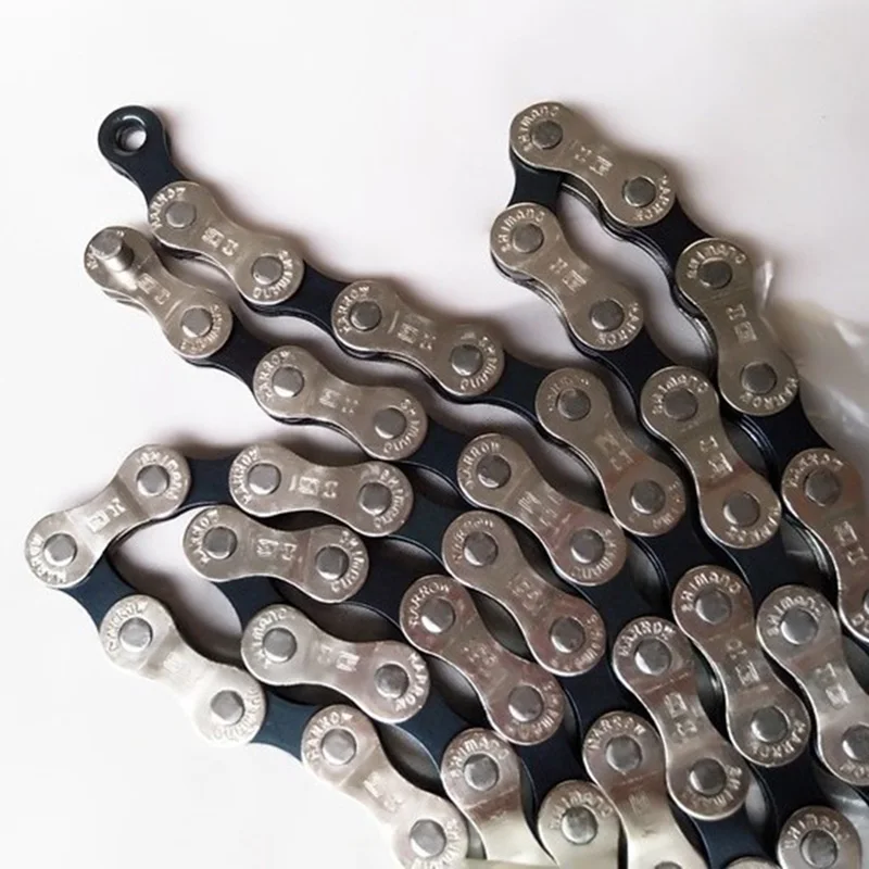 Велосипедная цепь 6/7/8 с регулируемой скоростью антикоррозийная серебристая MTB