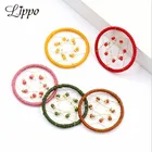 6 шт 32 мм Серьги Ловец снов Соединитель Кулон DIY ювелирных изделий