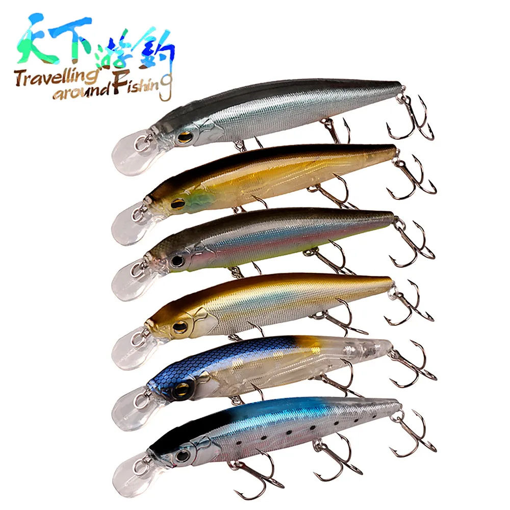 Блесна Рыболовная Приманка 11 см 17 г плавающая блесна Минноу карп рыболовная