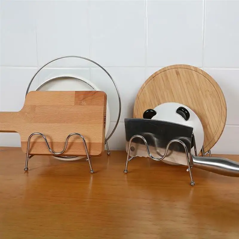 

Dish Drying Rack Rustproof Iron Dish Drying Rack Kitchen Durable Washing Plates Basket for Cutting Board Holder Pot Lid