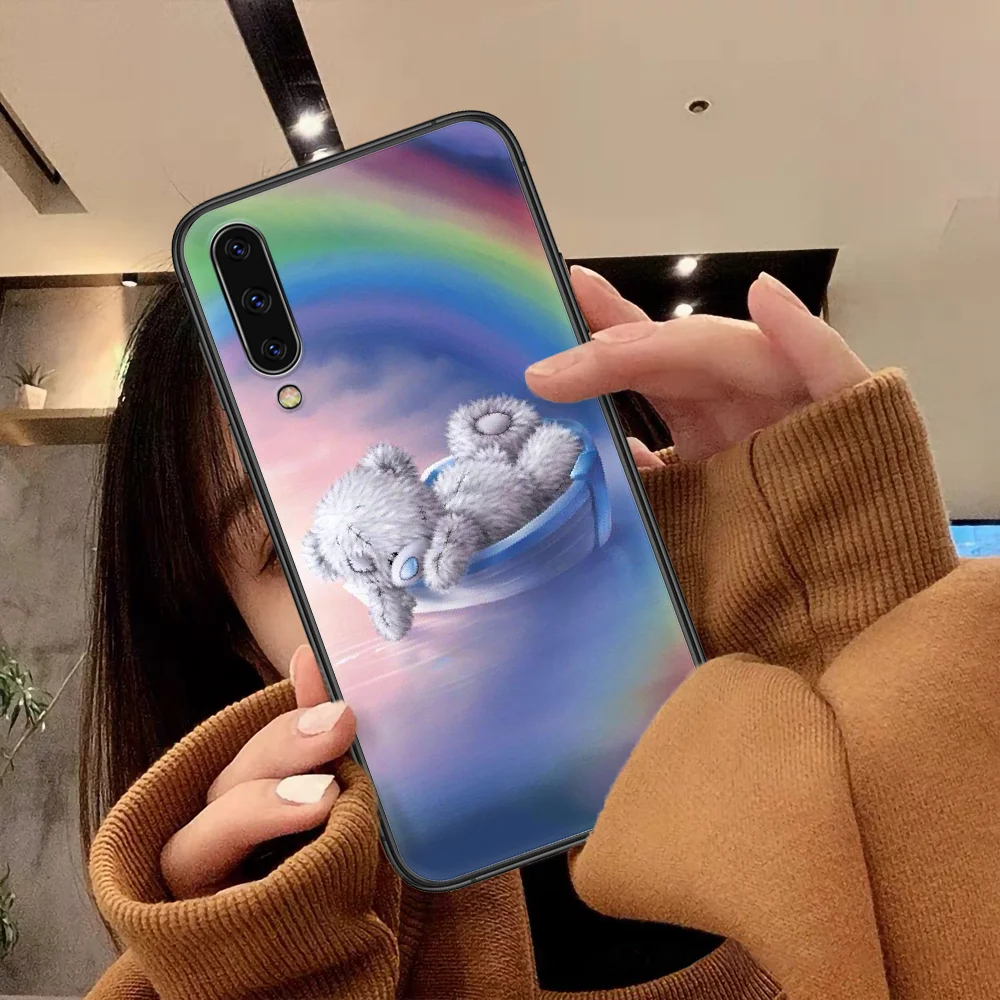 

Tatty Teddy Phone Case For Samsung Galaxy A 3 5 7 8 10 20 20E 21S 30 30S 40 50 51 70 71 black Hoesjes Silicone Cell 3D Coque