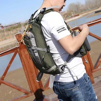 outdoor fishing vest multifunction breathable backpack adjustable men women vest backpack