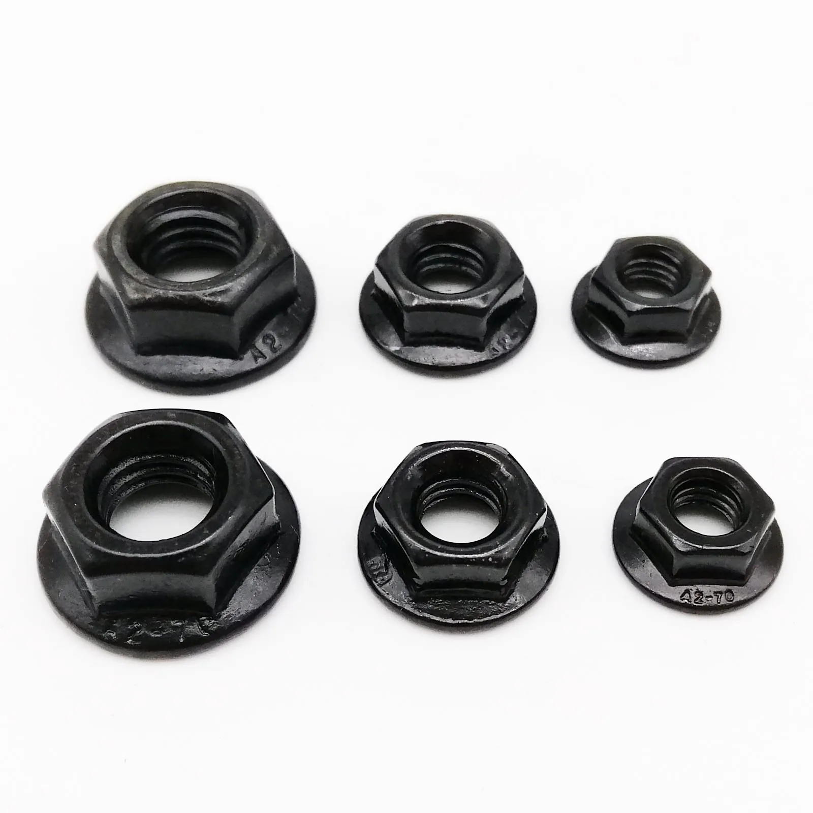 2/10 шт. Фланцевая гайка с шестигранной головкой из нержавеющей стали|Гайки| |