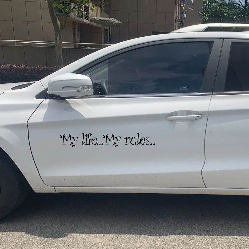 Наклейки на автомобиль с текстом заказ наклейки надписью черные и белые 0 9