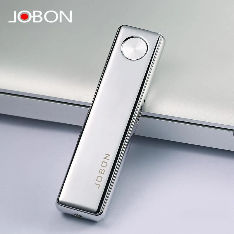 Электронная зажигалка Jobon с USB-зарядкой металлическая тонкая ультратонкая