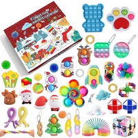 fidget toys 24pcs christmas advent calendar pack anti stress toys kit stress relief figet toy blind box kids christmas gifts