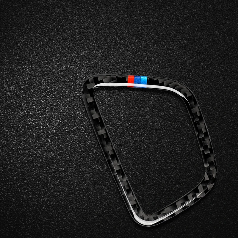 

For BMW G30 5 Series 2018 Car Interior Accessories Carbon Fiber Refit Stickers AC Outlet Trim Air Outlet Frame Decoration