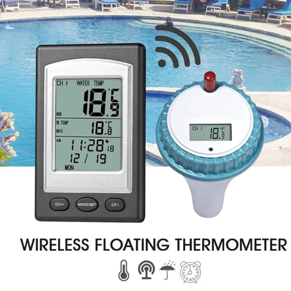 

Professional Swimming Pool Wireless Digital Floating Pool Water (without Battery)