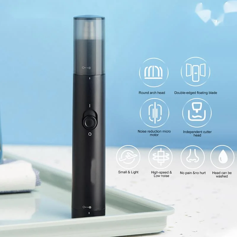 

C1 Nose and Ear Hair Trimmer for Men Portable Electric Shaver Small Hair BeardClipper with Battery Nozzle