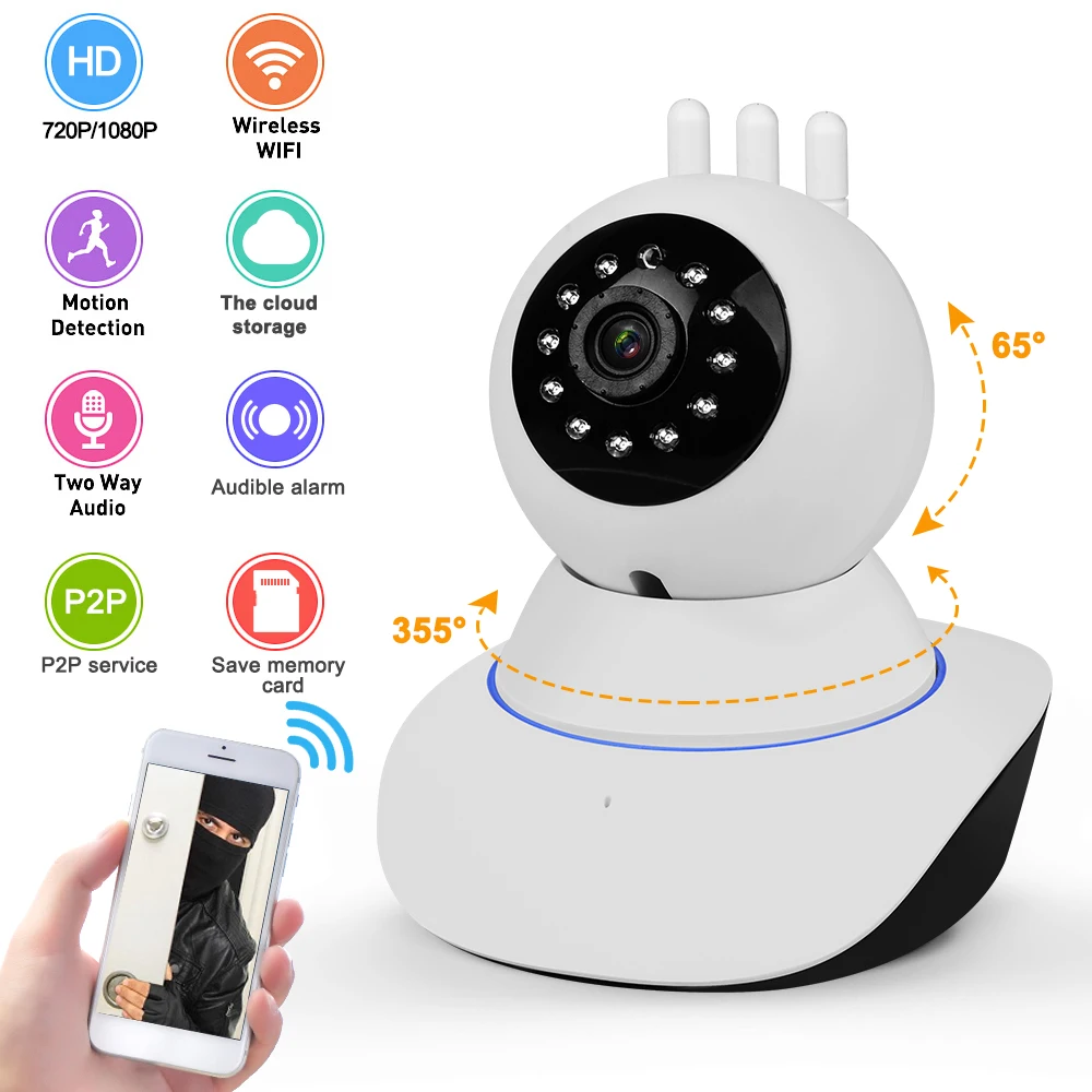 Ip камера 1080 P/720 P Wifi беспроводная HD водонепроницаемая WiFi ip наблюдения уличная