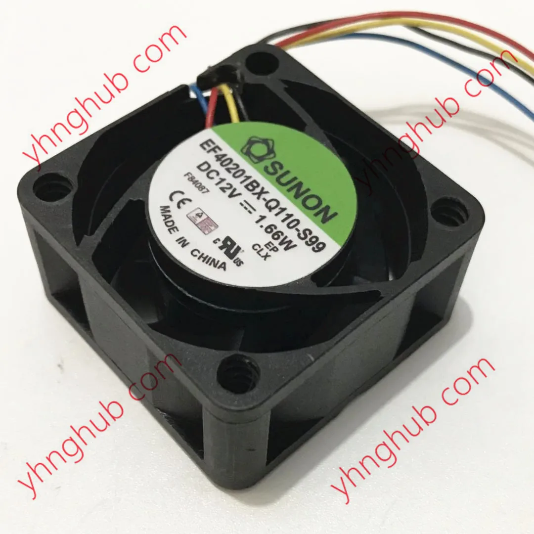 SUNON EF40201BX-Q110-S99 DC 12V 1,66 W 40x40x20mm 4-проводной вентилятор охлаждения сервера
