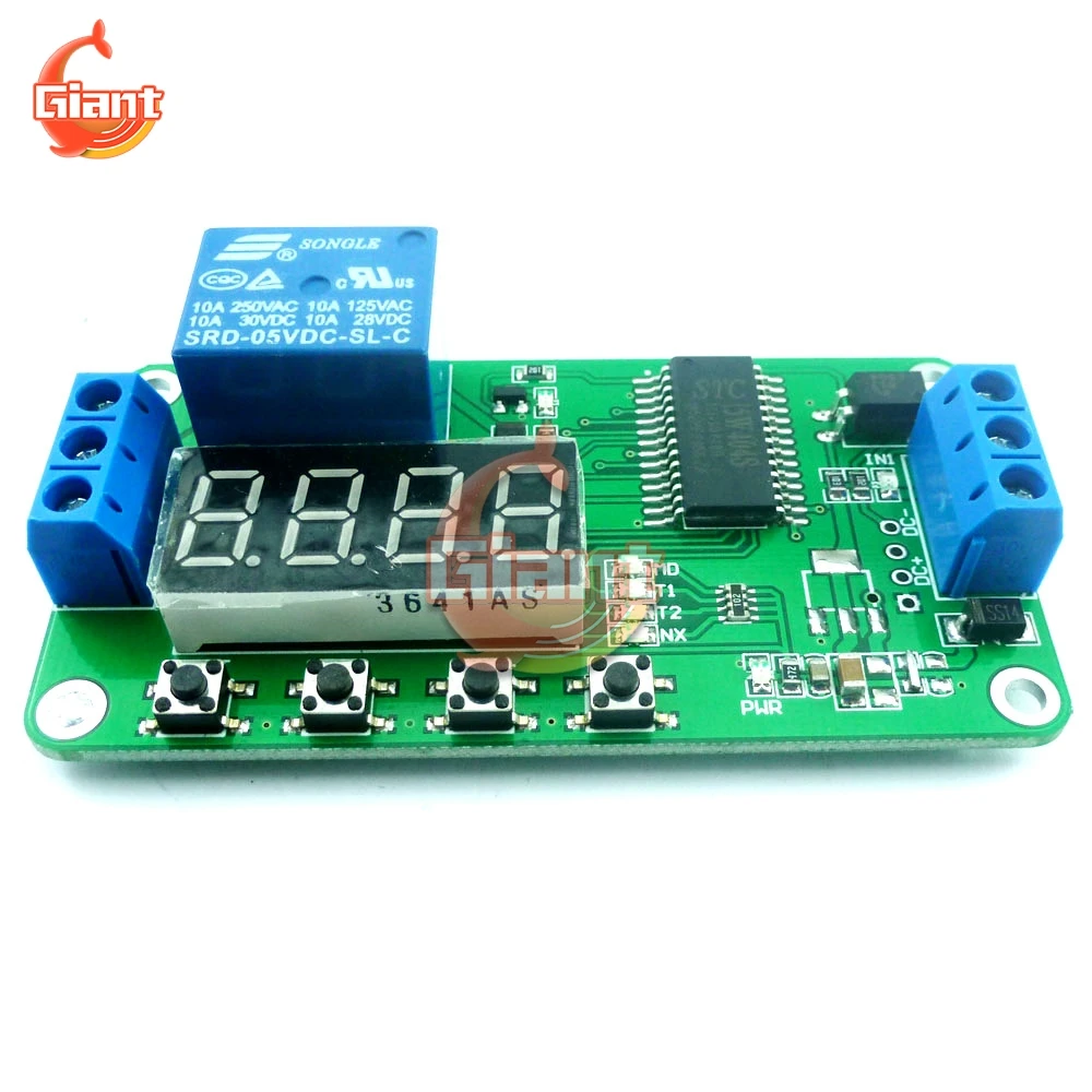 5 в реле задержки времени многофункциональное самоблокирующееся Реле PLC цикл