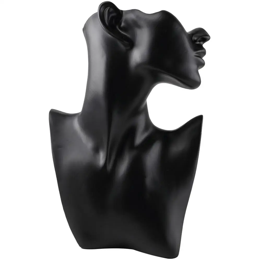 Necklace and Earring Bust Jewelry Display Female Mannequin Resin Material Showcase Rack Pendant Displays | Украшения и аксессуары