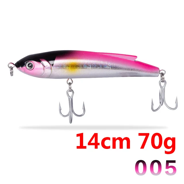 005 Hunthouse GT stickbait Тонущая приманка карандаш морская жесткая приманка для рыбалки Троллинг приманка Тунец Морская рыбалка Япония крюк Сделано noeby - Цвет: 005