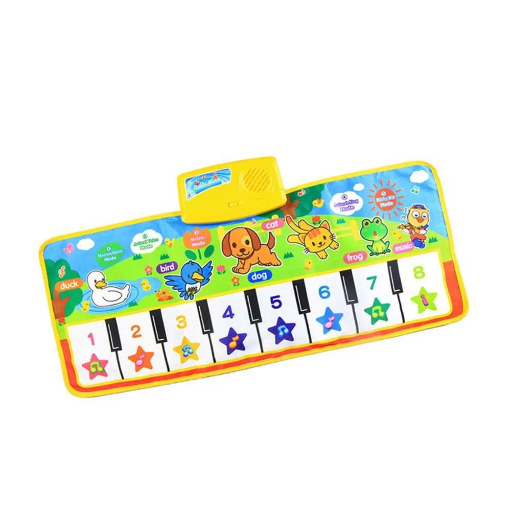 Детский музыкальный игровой коврик для пианино многофункциональная детская