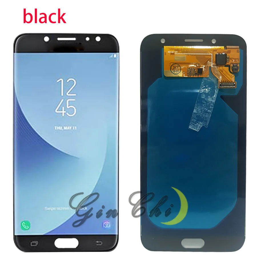 AMOLED ЖК-дисплей для samsung Galaxy J7 Pro дисплей 2017 J730F J730 сенсорный экран в сборе с