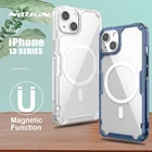 Чехол Nillkin для iPhone 13 Pro Max из натурального ТПУ Pro, Магнитная задняя крышка, Ультратонкий силиконовый чехол для iPhone 13 13 Pro Max, чехол